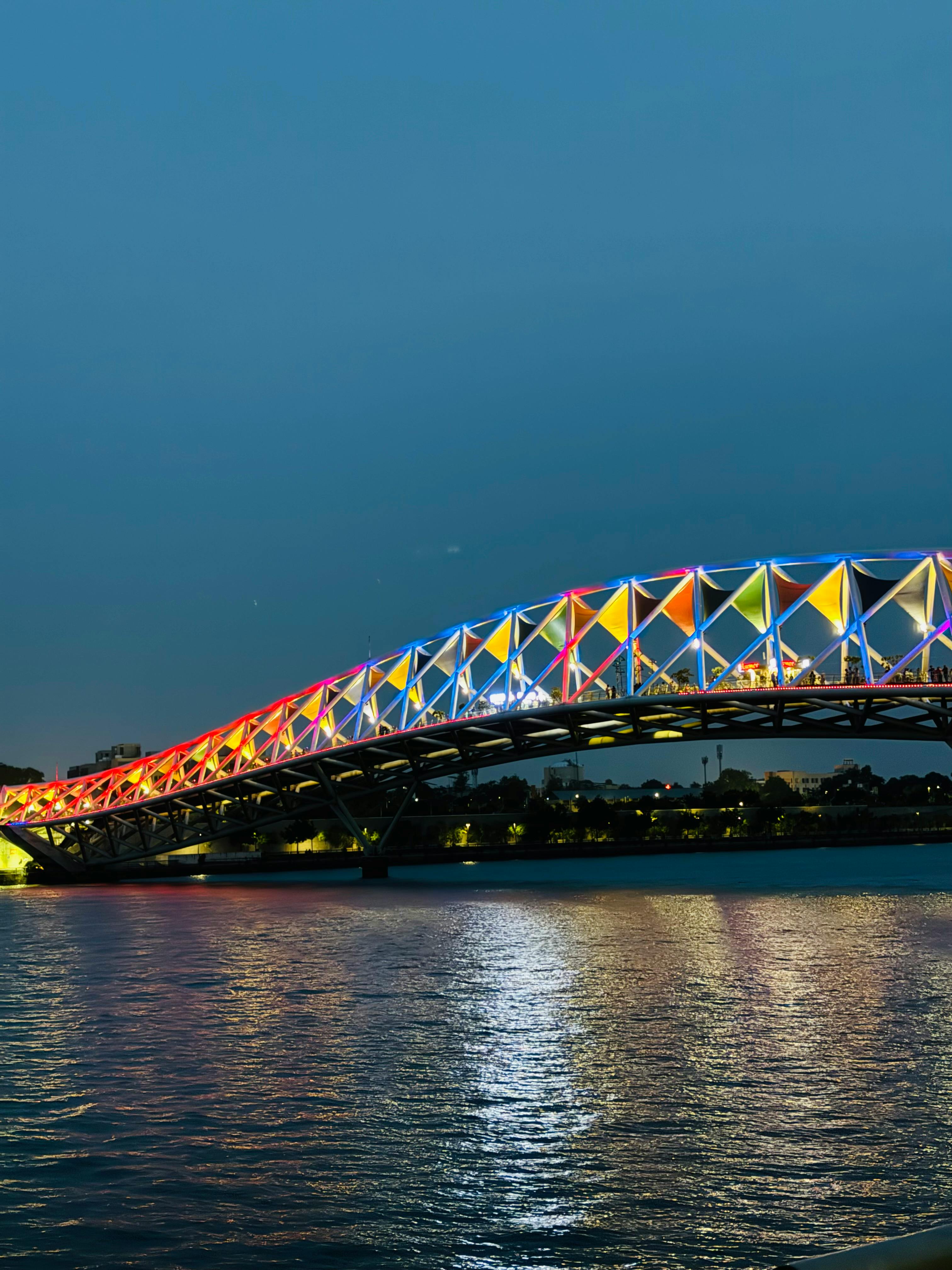Sabarmati Riverfront at night